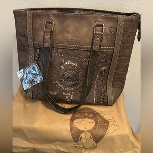NWT. Anekke Iceland Tote bag mehrfarbig, with Dust bag.